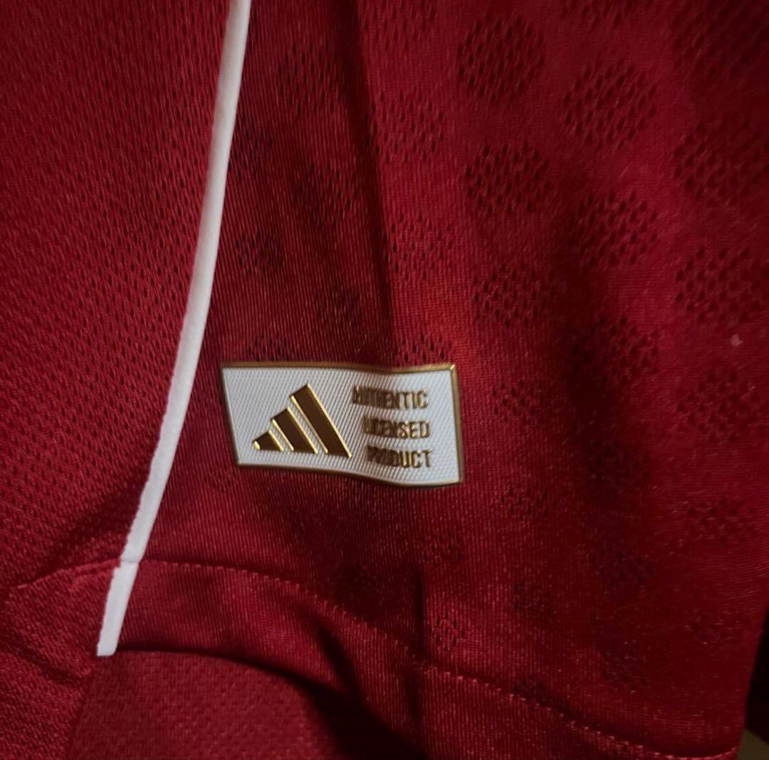 リバプール　25/26オーセンティック長袖ユニフォーム　ホーム2XL