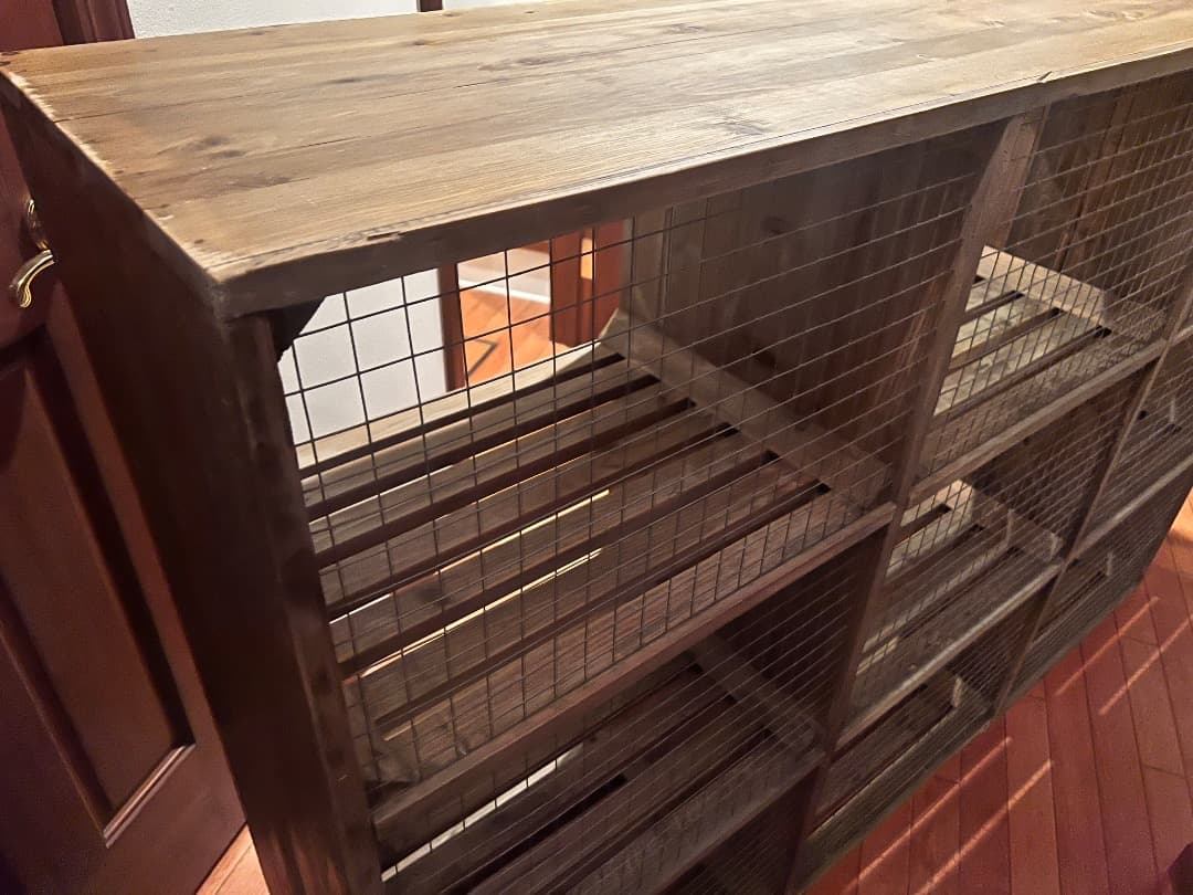 クラッシュゲート/ ノットアンティークス アネット オープンシェルフ 3列3段