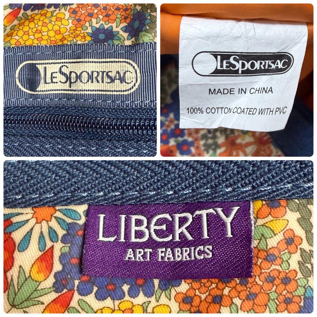 レア 美品 レスポートサック リバティコラボ ボストンバッグ ショルダーバッグ