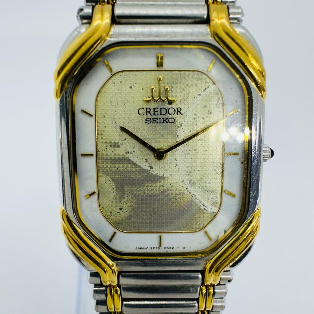 ✨SEIKO✨セイコー✨CREDOR✨ベゼル18KT✨コンビカラー✨腕時計✨