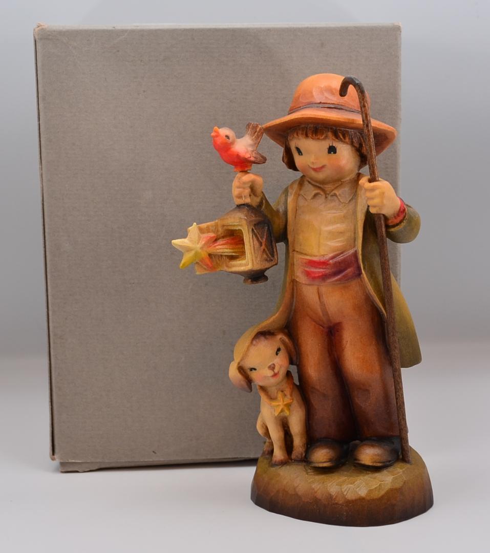 導きの光　アンリ　ANRI　サラケイ　木彫り人形　イタリア　17ｃｍ　箱付き