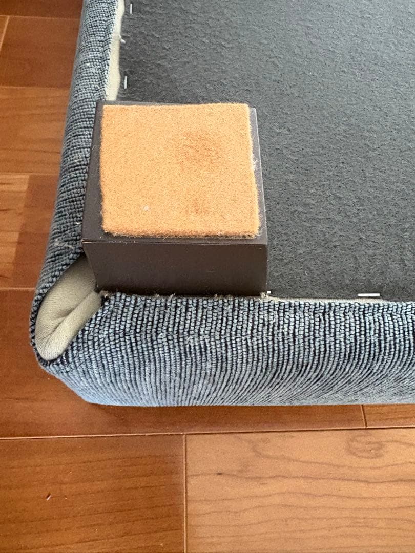 ACTUS オットマン ブルー