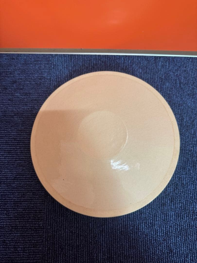 1824 平安嘉和作　浅黄交趾　水指　未使用