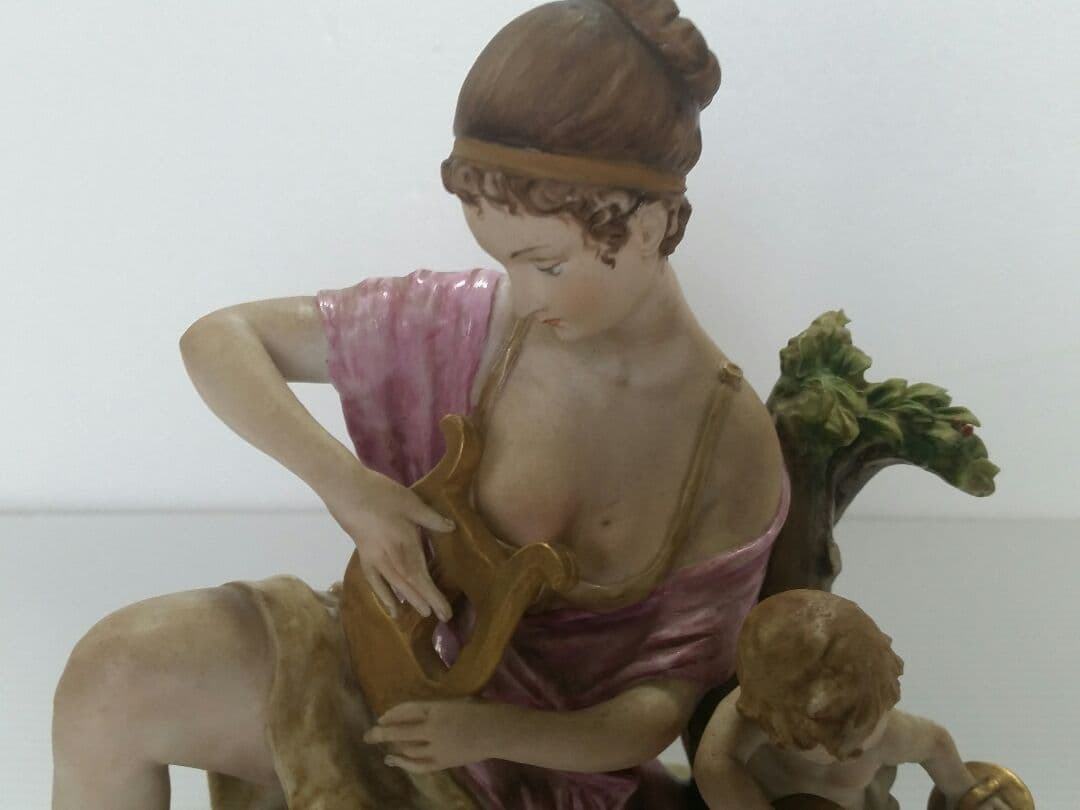 イタリアフィレンツエ陶器置物