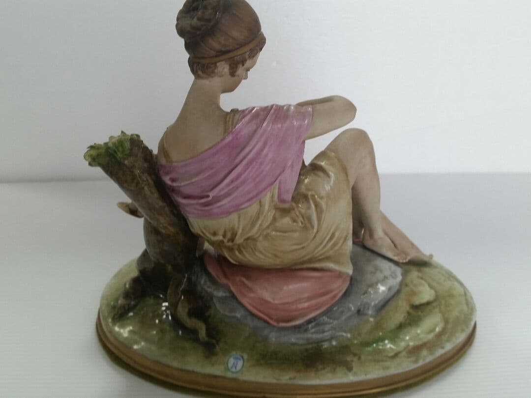 イタリアフィレンツエ陶器置物