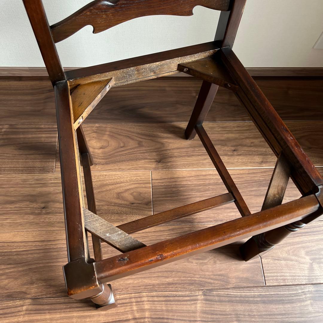 ③アンティーク　椅子　チェア　インテリア　ヴィンテージ　輸入家具　古家具　レトロ