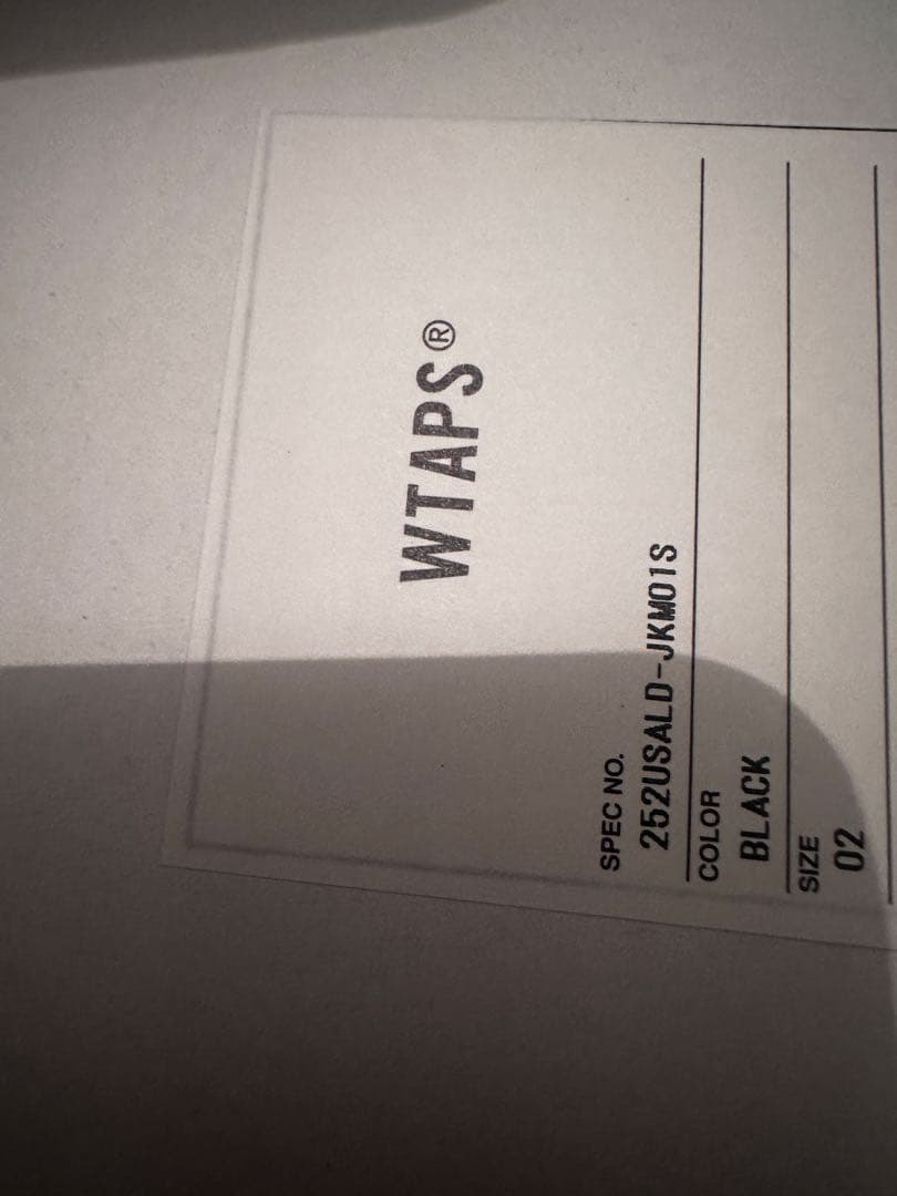 wtaps MA-1 CORE SPEC / JACKET Mサイズ