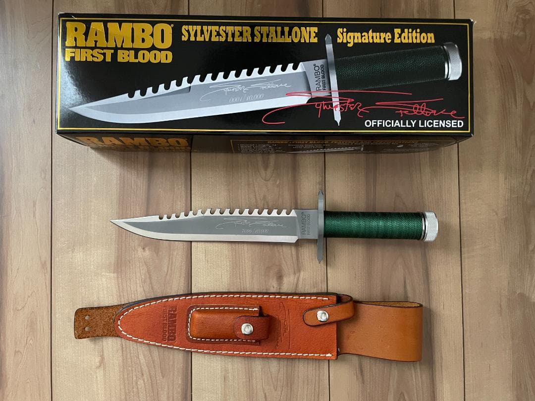 RAMBO ランボー Ⅰ Ⅱ Ⅲ 公式レプリカナイフ シリアルナンバー セット