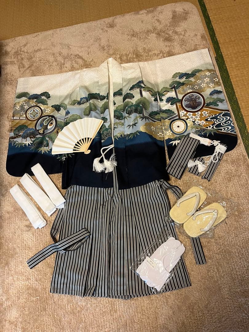 七五三用着物フルセット京の舞姿/箱入り/着画あり/5歳