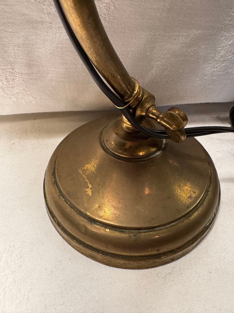 アンティーク真鍮デスクランプ