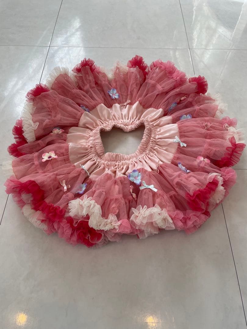 白楽☆　パンパンチュチュ　フリルスカート3点セット　Ｍサイズ