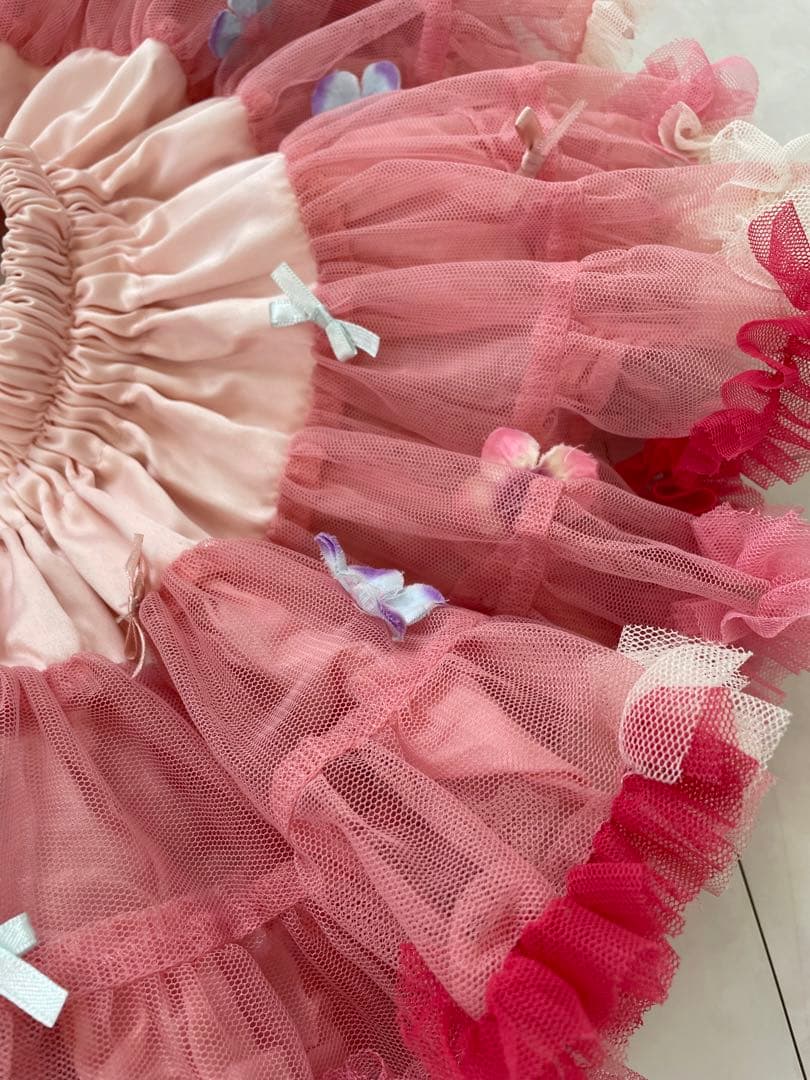 白楽☆　パンパンチュチュ　フリルスカート3点セット　Ｍサイズ