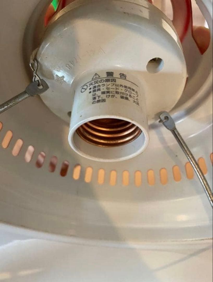 かわいいレトロなシーリングライト