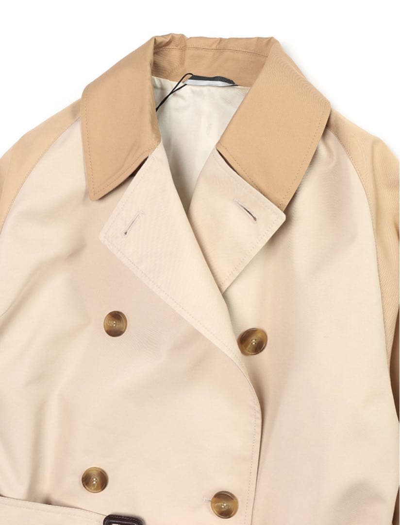 Weekend MaxMara 2wayリバーシブルテクニカルトレンチ 38