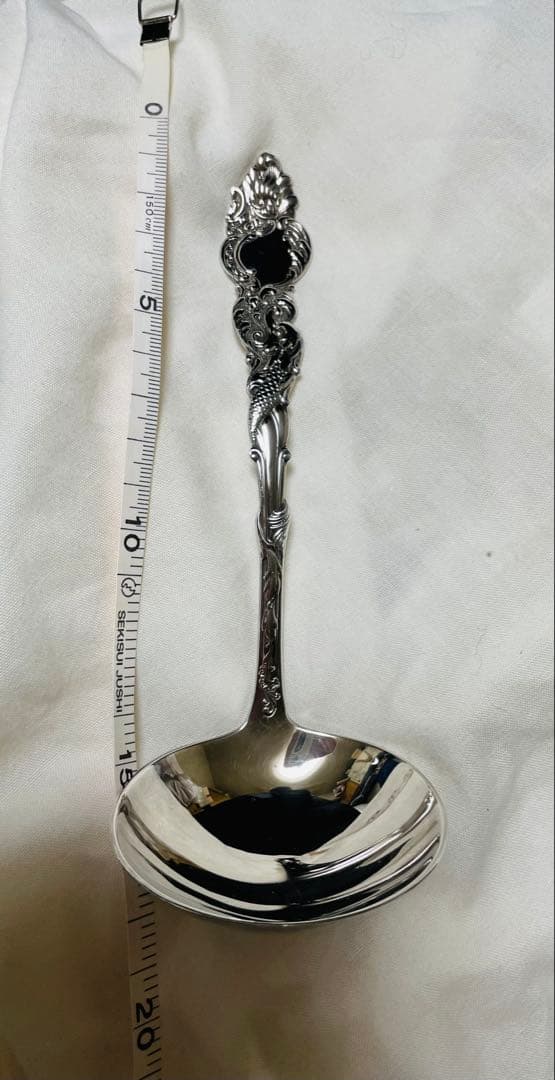 アンティーク リモージュ　大型　スープボウル　蓋付き　レードル添付