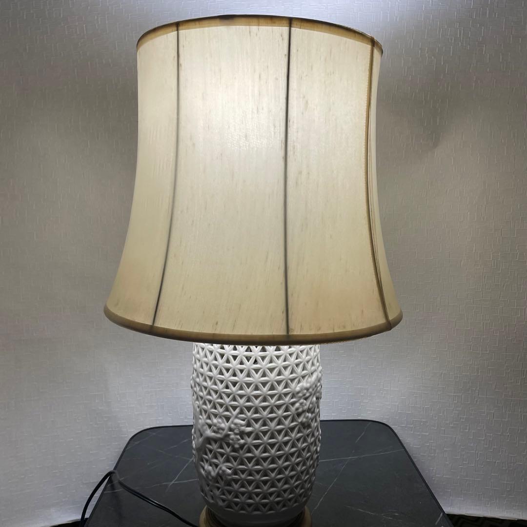 昭和レトロ　ランプ　陶器　アンティーク　照明