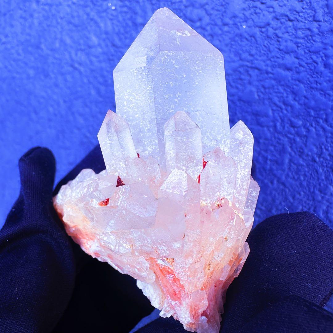 爆アレ❗️可愛いピンク♡超綺麗マダガスカル産パイナップルピンククラスターA1488