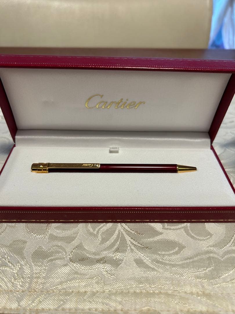 Cartier サントス　ボールペン 専用ケース付き