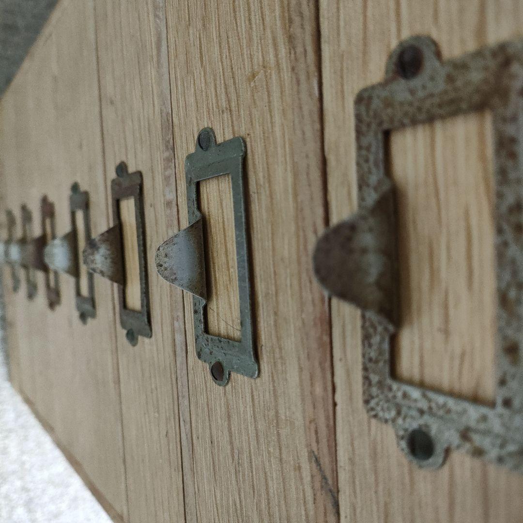 木製7段　小引き出し アンティーク　昭和レトロ