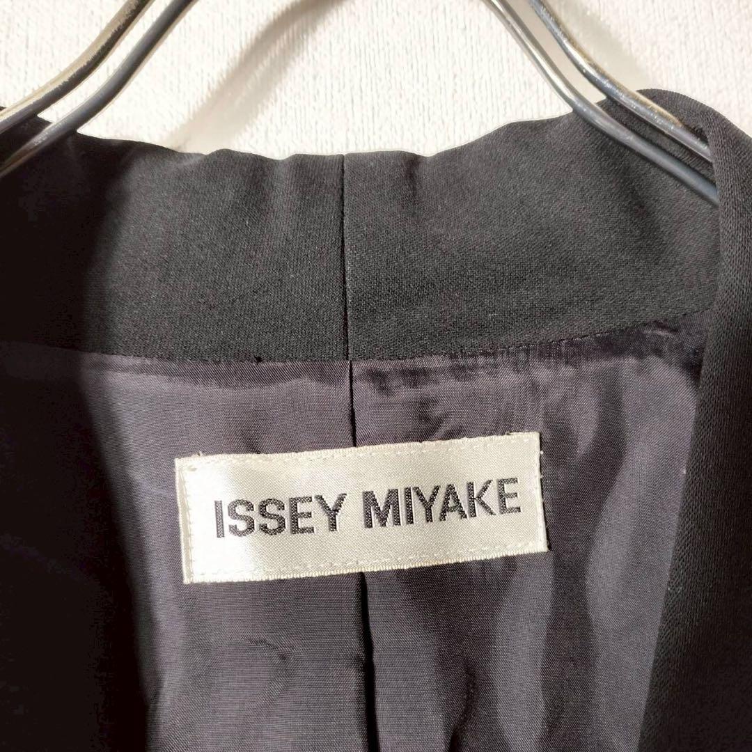 イッセイミヤケ ロングコート チェスターコート 2B ウール 毛 モード