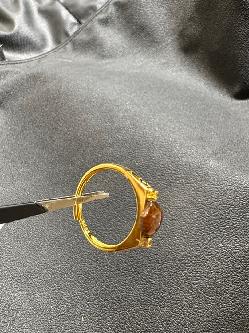 希少 入手困難　パラサイト隕石の女王 イミラック隕石 指輪Imilac 最高品質