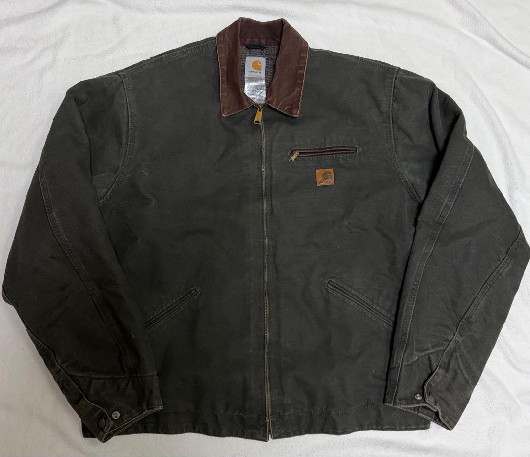 カーハート デトロイトジャケット モス