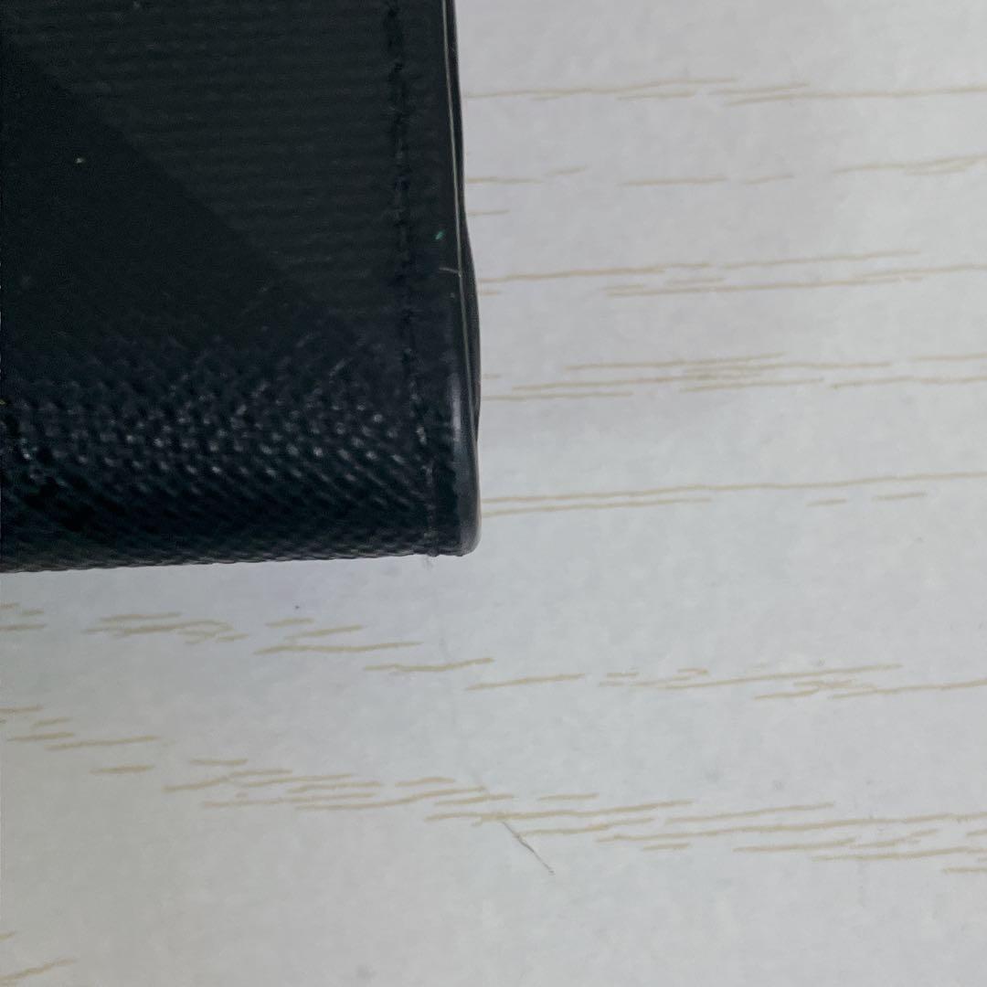 希少 バーバリー 二つ折りストラップ PVC シャドーチェック ケース