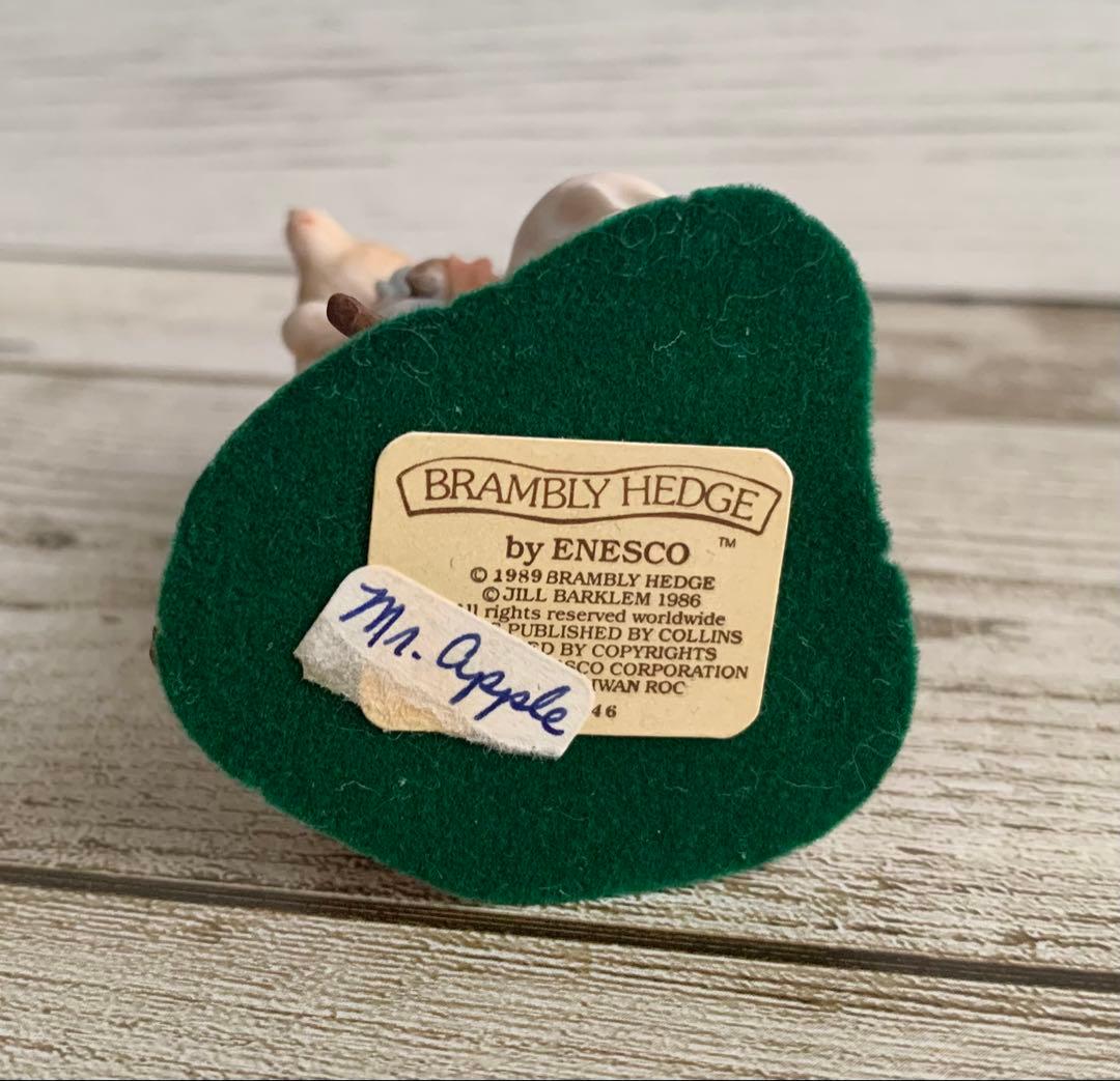 アップルおじさんとアップルおばさん フィギュリン ブランブリーヘッジ 置物