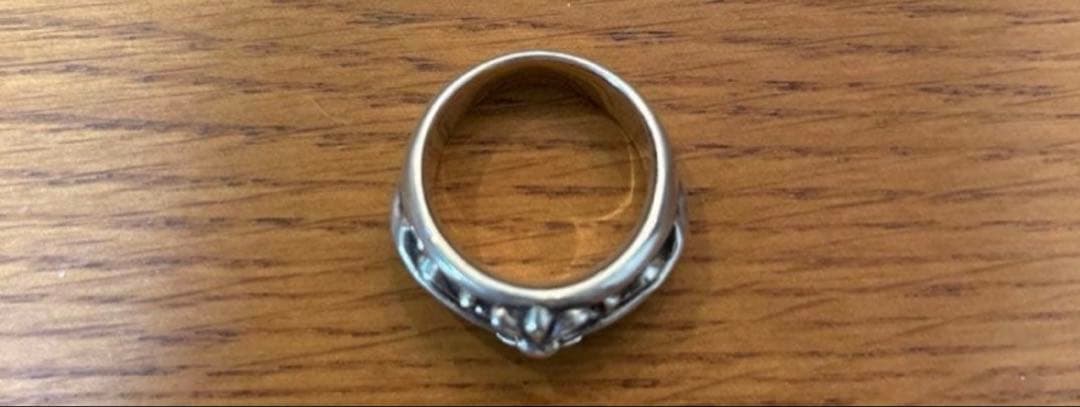 Chrome Hearts フローラルクロスリング　15号