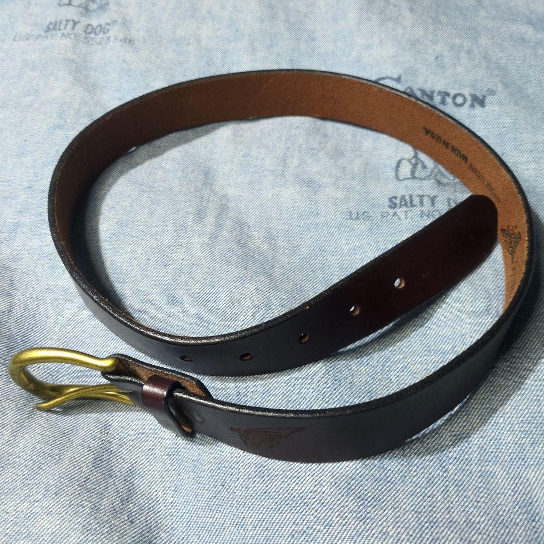 RED WING レザーベルト ３０インチ　USA製