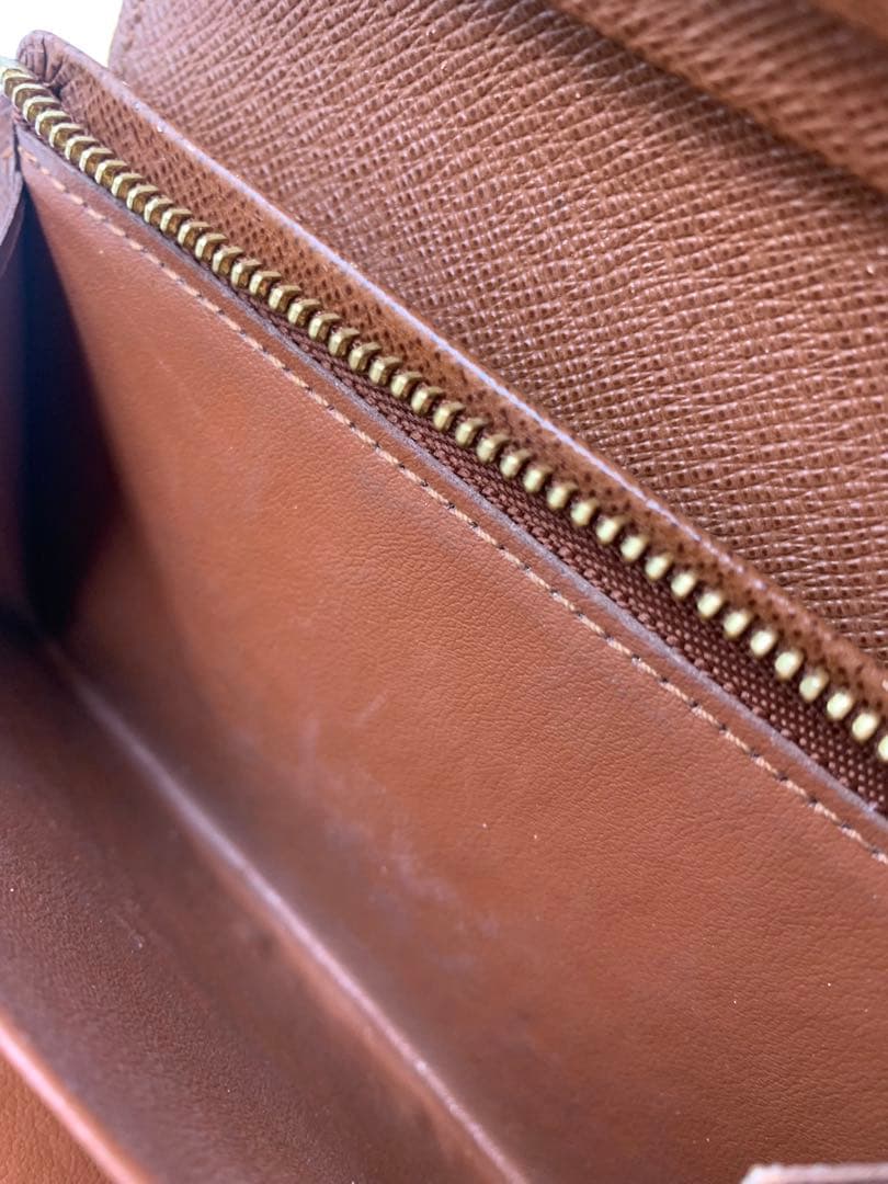 ルイヴィトン　モノグラム　ポルトモネビエ　トレゾール　二つ折り　L字ジップ