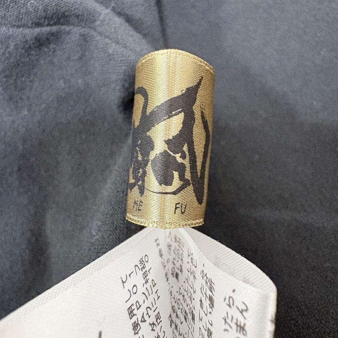 わ*う様 センソユニコ　芽風　アシンメトリー　ロングコート　L 黒　フード有り