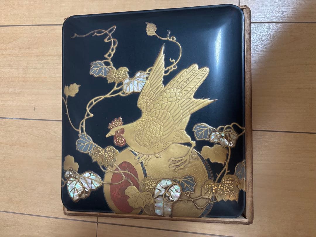 専用❣️時代　光琳　蒔絵　硯箱　螺鈿細工