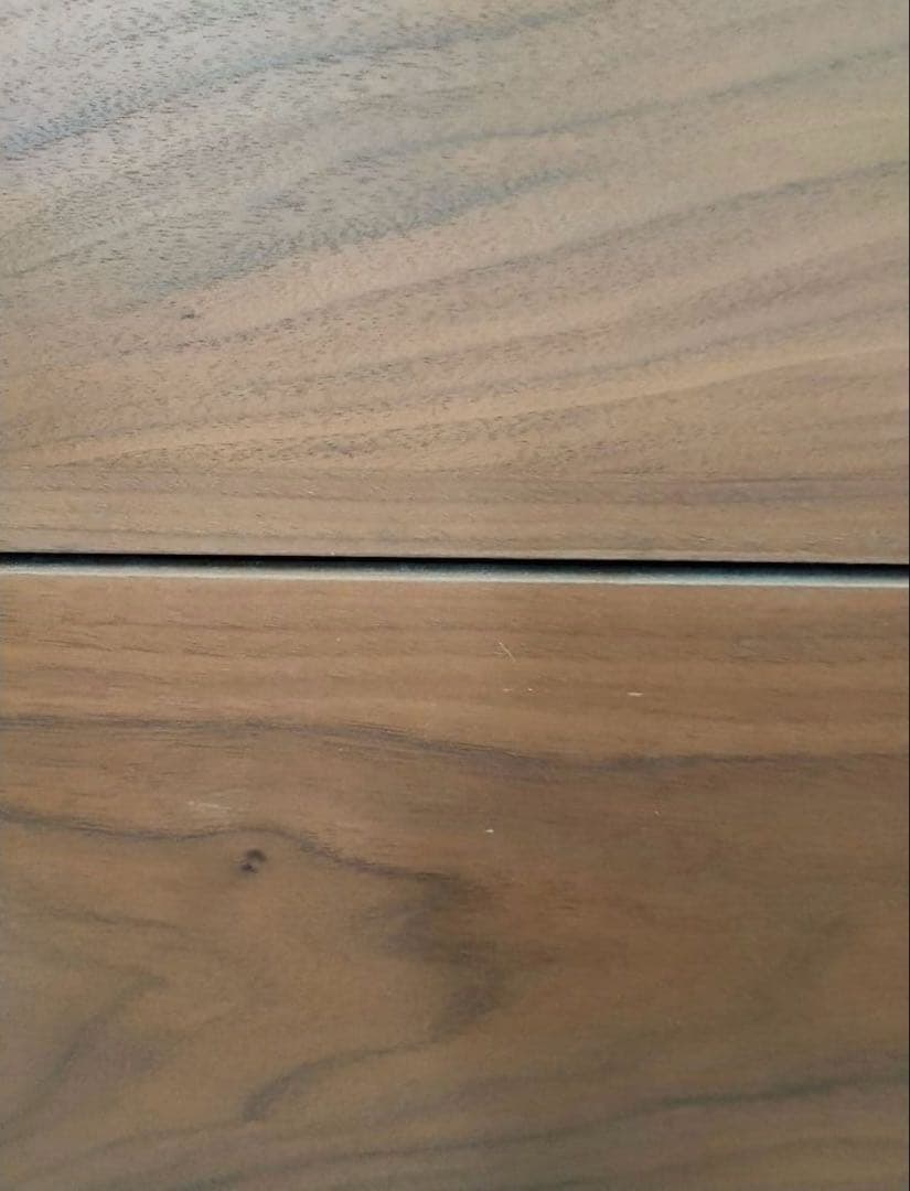 収納できる回転サイドテーブル★ウォルナット★家具　パソコン　コーヒー　花台