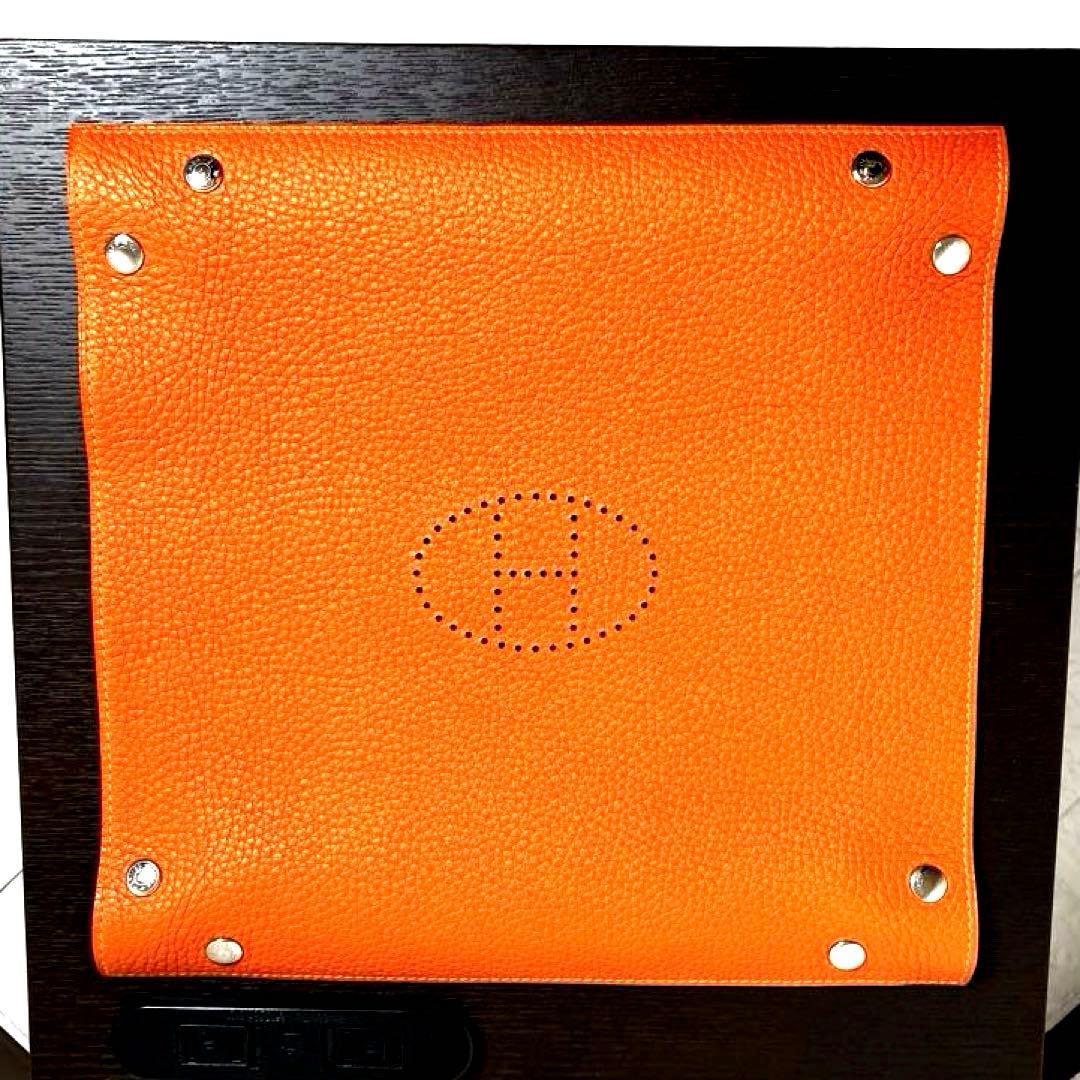 HERMES (エルメス) ヴィド・ポッシュ レザー トレイ