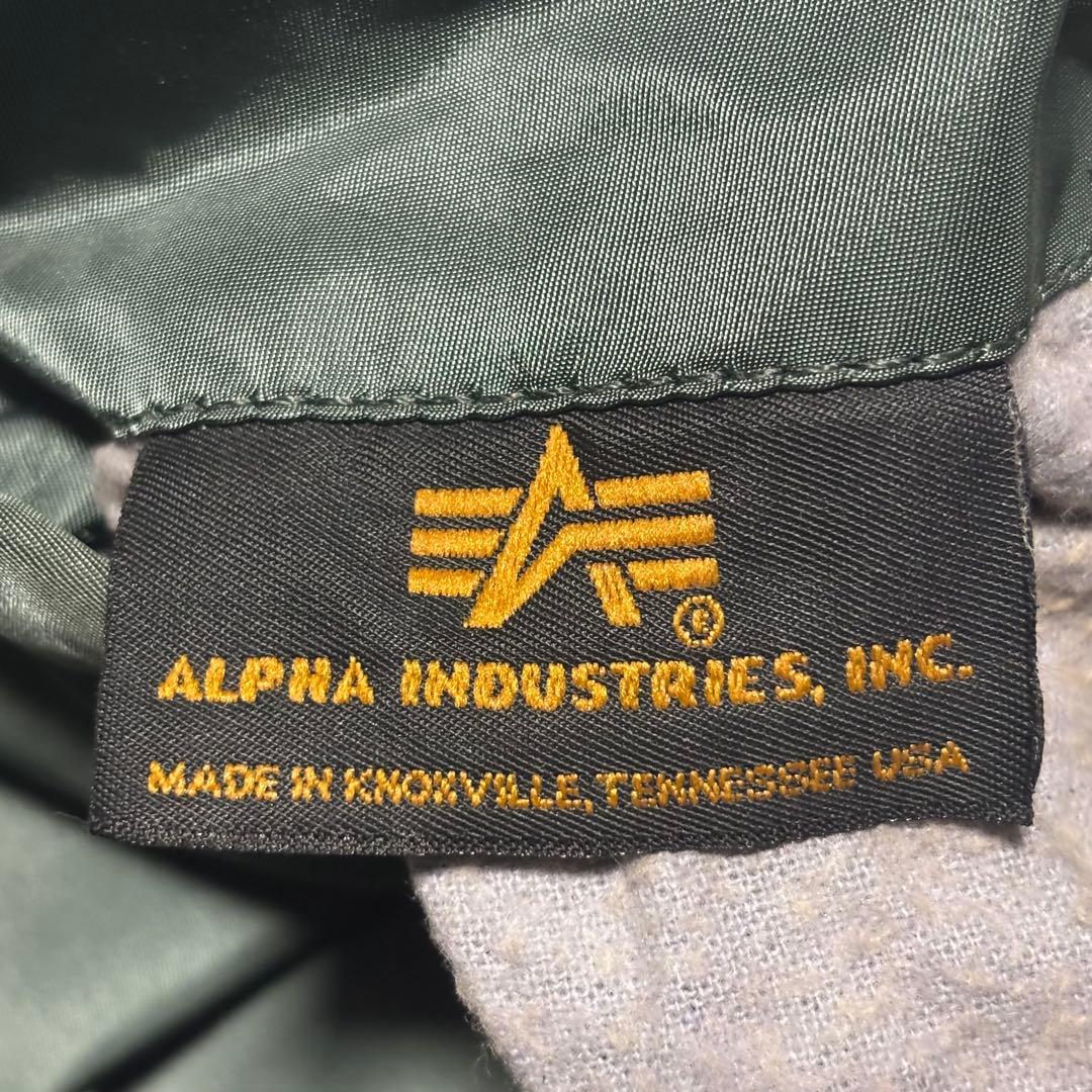 希少 80s 90s アルファ MA-1 フライトジャケット カーキ USA製