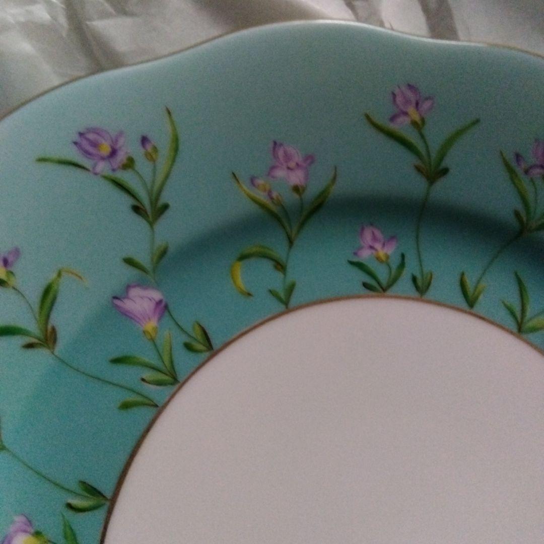 ヘレンド アイリスターコイズ 21cmプレート未使用品