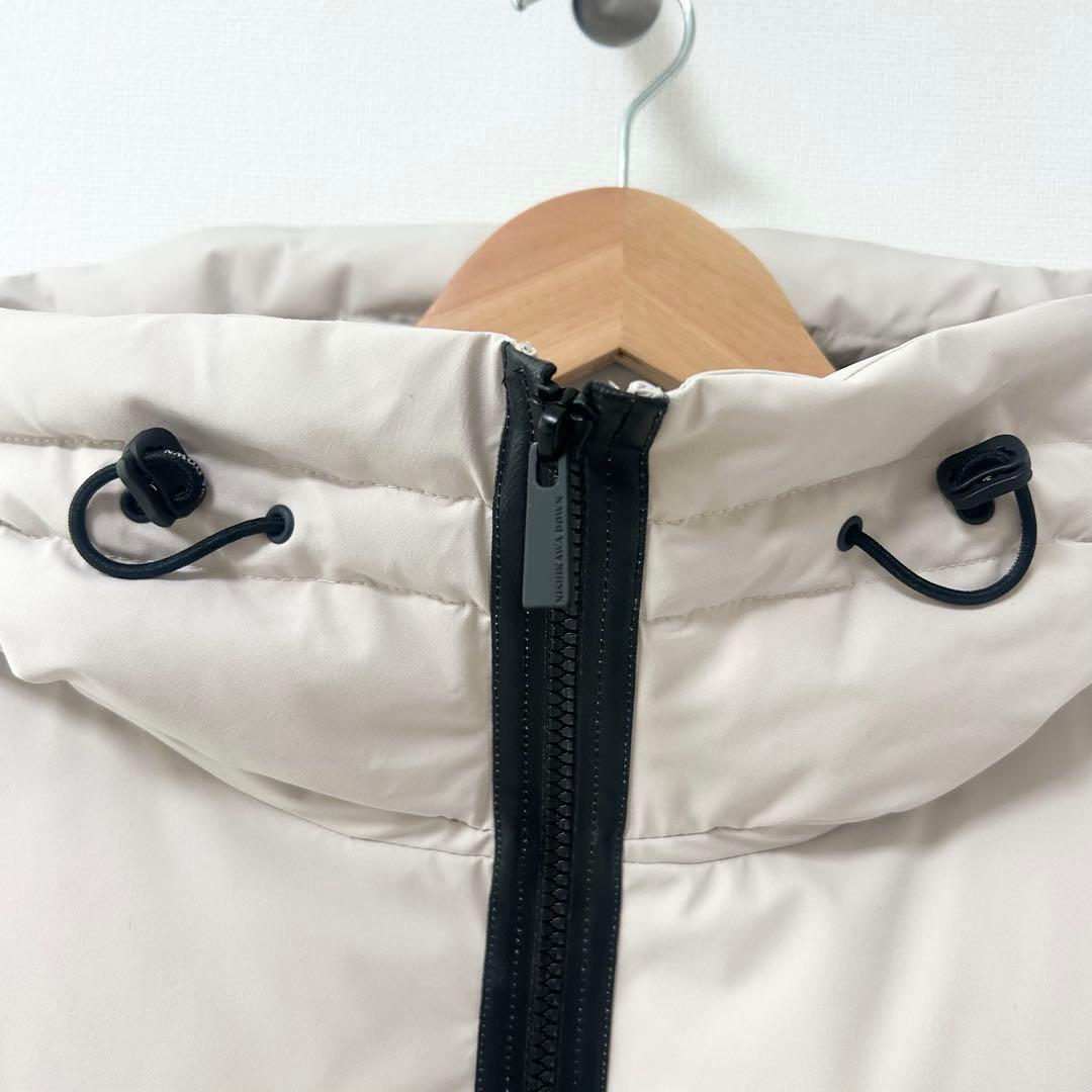 ナノユニバース　西川ダウン(R)／ソロテックスAラインダウン　オフホワイト　36