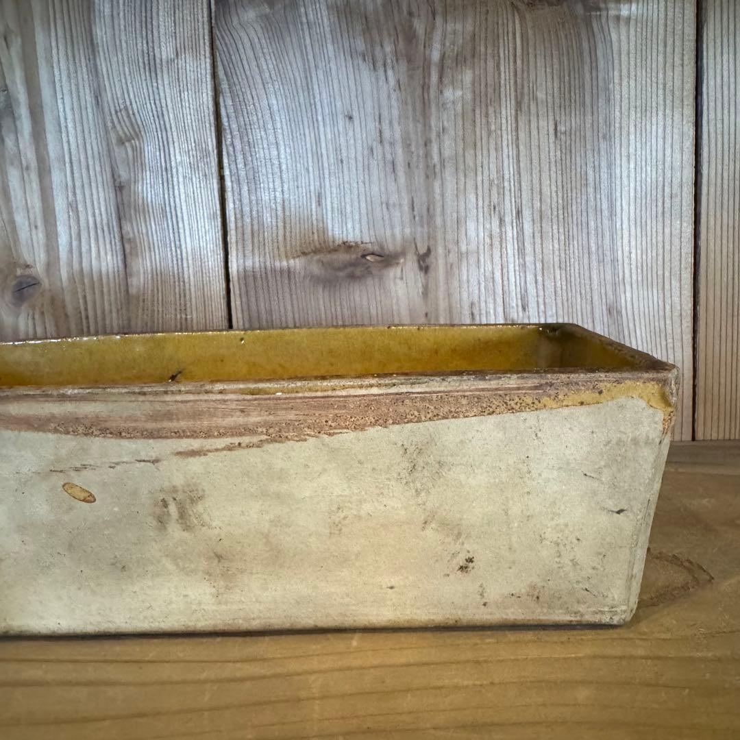 フランス 19世紀 黄釉菓子型 民芸 民藝 アンティーク 古道具 ビンテージ