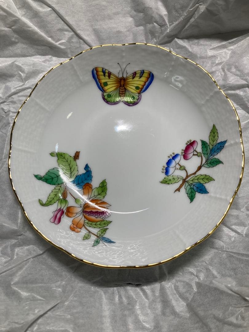 ハンガリー製 チューリップ柄 皿　ヘレンド　５枚セット