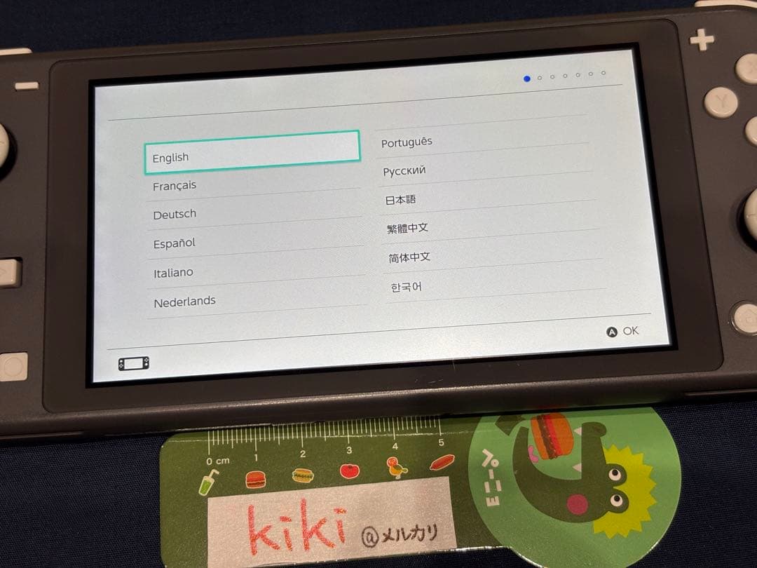 ニンテンドー　Switch lite 本体　グレー　中古　動作確認済み