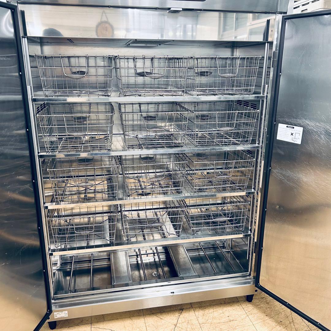 4751【美品】HOSHIZAKI◆消毒保管庫◆3相200V◆専用カゴ12個