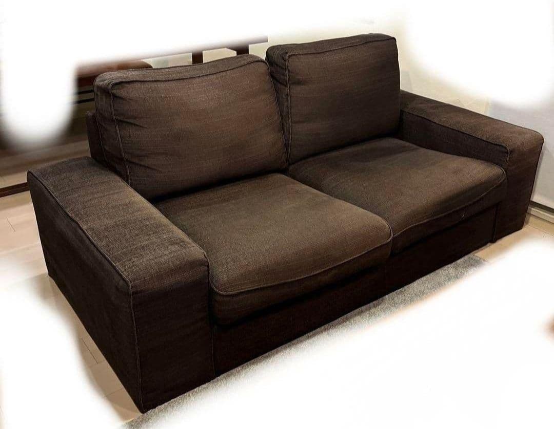 IKEA　イケア　ソファー　ブラウン　　　2人〜3人掛け