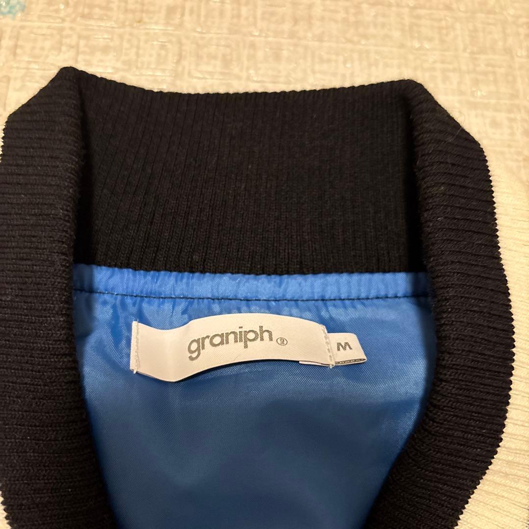 週末セール graniph ドラえもん スカジャン M ブラック/ホワイト