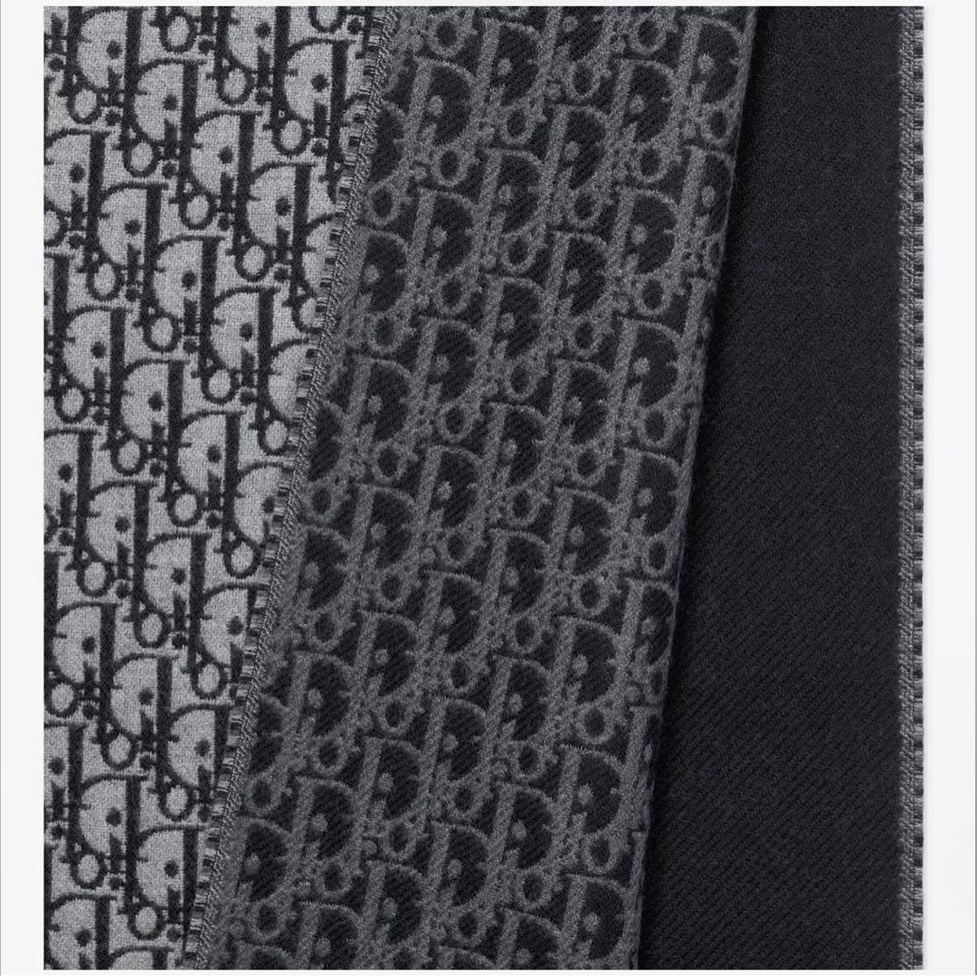 Christian Dior ディオール マフラー オブリーク ウール