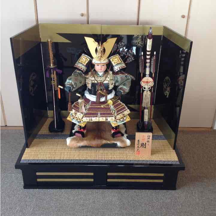 吉徳大光  初陣飾 正絹 剛 五月人形