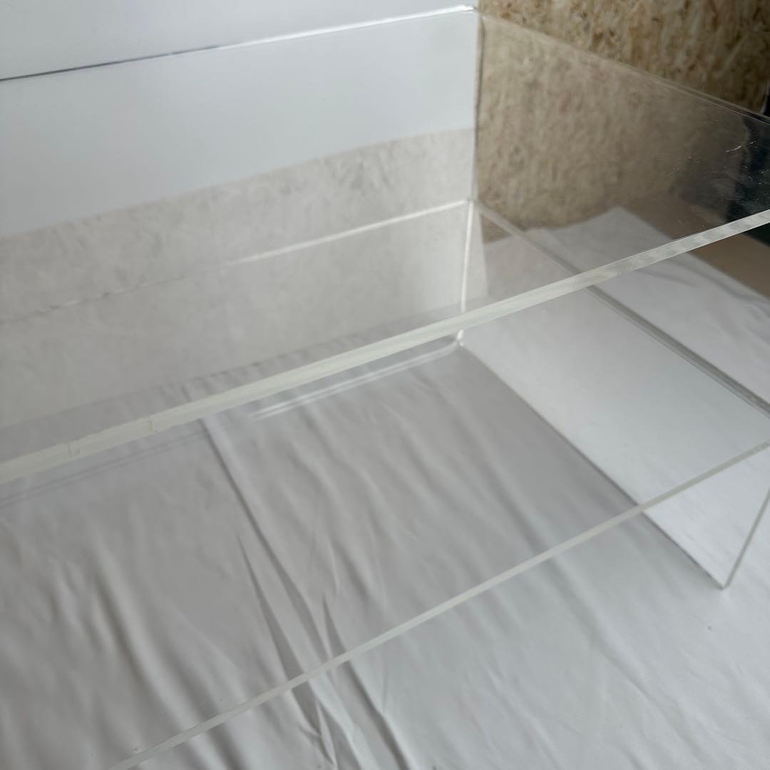 アクリル ローテーブル クリア ミッドセンチュリー スペースエイジ