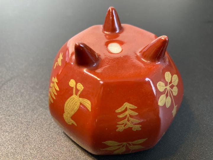 香炉　金彩　中国　骨董品　中国美術　古美術品