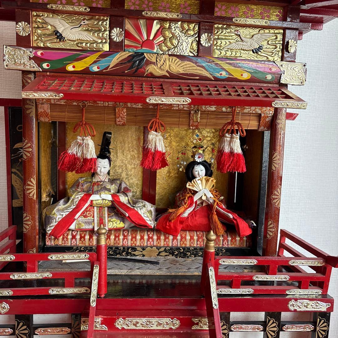 御殿飾り雛人形　お値下げいたしました。