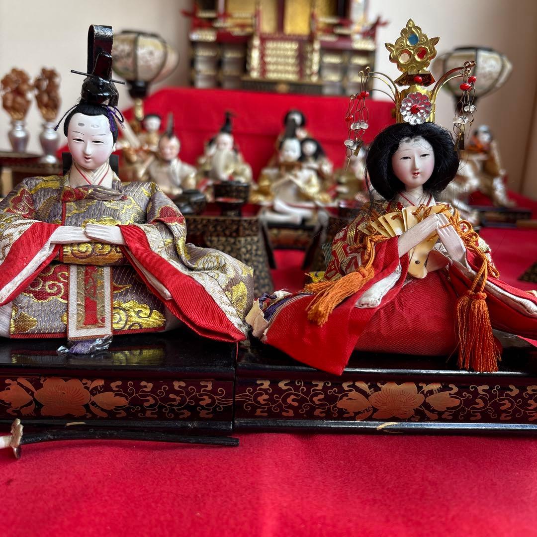 御殿飾り雛人形　お値下げいたしました。